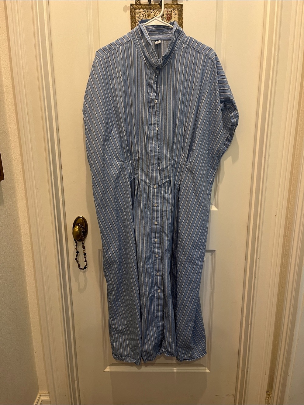 Old Navy striped poplin cotton dress
